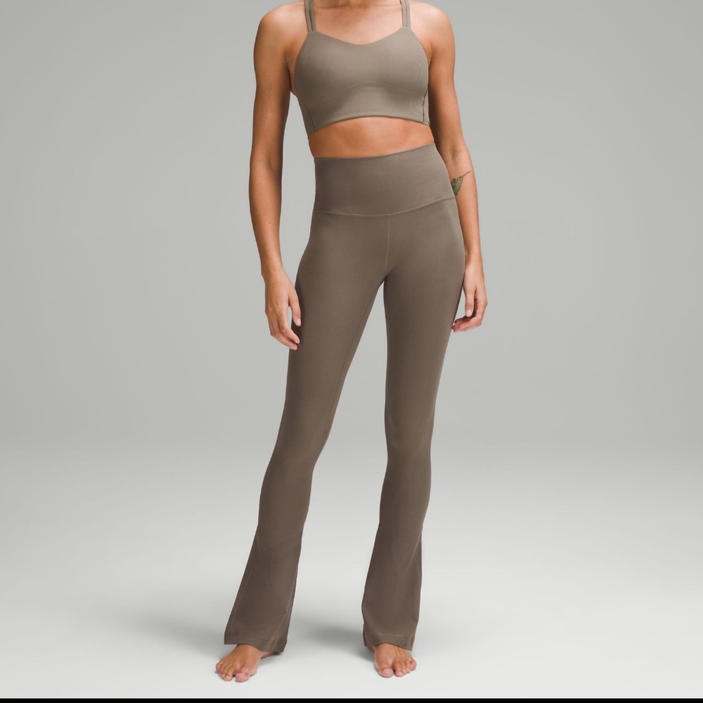 Lululemon Align Mini Flare Pant - nomad - size 8 - 32”